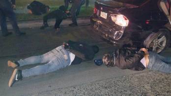 Los bandidos fueron entregados a las autoridades competentes