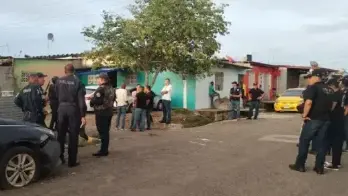 En este lugar ubicado en Residencial Los Lagos, en corregimiento de Cristóbal Este se dio el crimen