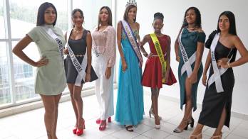 Las cinco candidatas de Señorita Curundú 2026 se preparan para una noche especial en la que se entregarán por primera vez tres coronas. José Abel Herrera/El Siglo