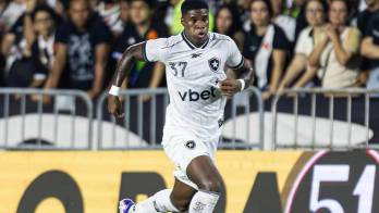 Con el primer equipo del Botafogo, uno de los clubes grandes de Brasil, Kadir Barría ha marcado dos goles.