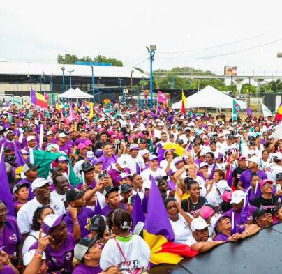 Simpatizantes del Panameñismo antes de las elecciones de 2024.