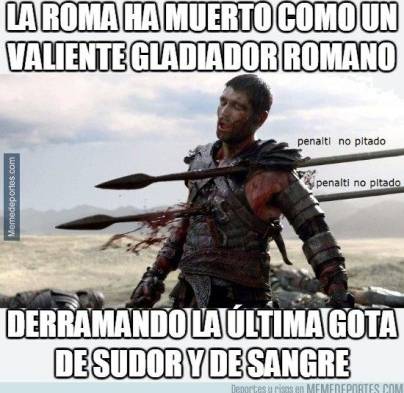 Liverpool cae ante la Roma y lluven los memes