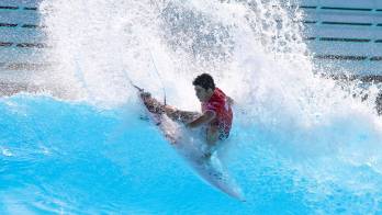 Teo Grani durante la competencia.