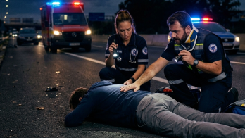 Se realizan las investigaciones para deslindar responsabilidades en este percance vial