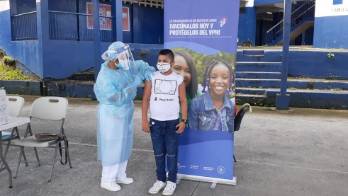 Vacunan a niños y niñas en escuelas de San Miguelito&nbsp;
