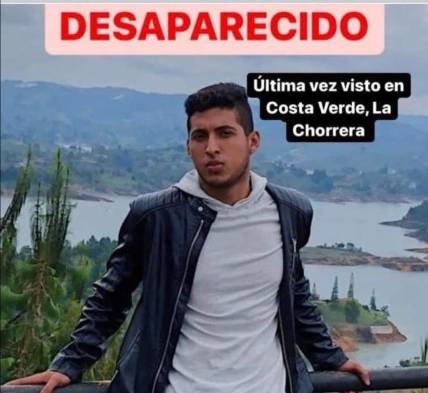 ¿Autosecuestro? Caso de joven chorrerano desaparecido podría tomar nuevo rumbo