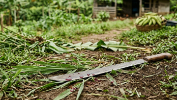 El ataque violento se produjo mientras tío y sobrino trabajaban en una finca