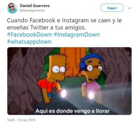 Los memes sobre la caída de Instagram, Facebook y WhatssApp de este miércoles