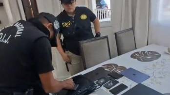Durante el allanamiento, las autoridades sacaron de circulación un arsenal tecnológico: