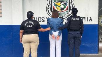 Uno de los estafadores detenidos y que serán llevados ante el juez de garantías