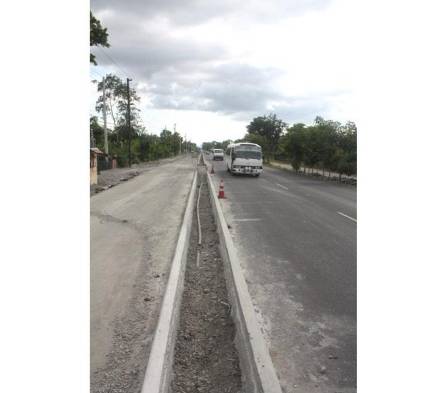 En un 67% avanzan los trabajos de rehabilitación y ensanche de la carretera Paso Canoas - Puerto Armuelles.