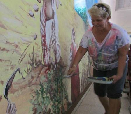 Retocarán pinturas en la Catedral de David