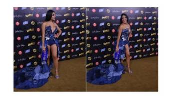 La Presentadora Jacky Guzmán.