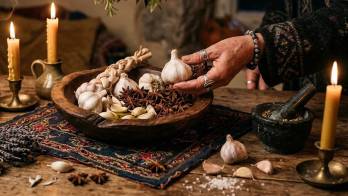Anís y cáscara de ajo contra los chismes