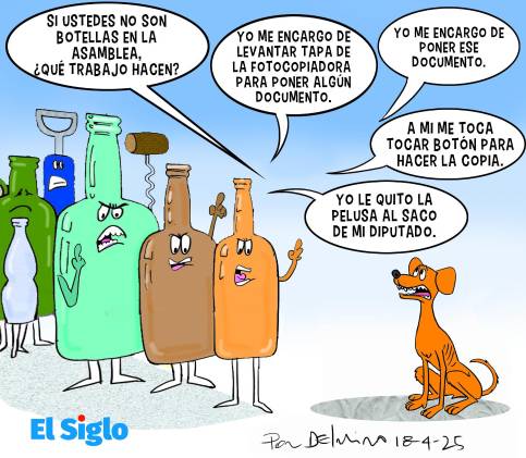 Caricatura del 18 de abril de 2025