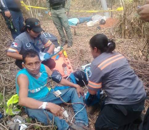 Los heridos recibieron atención médica.