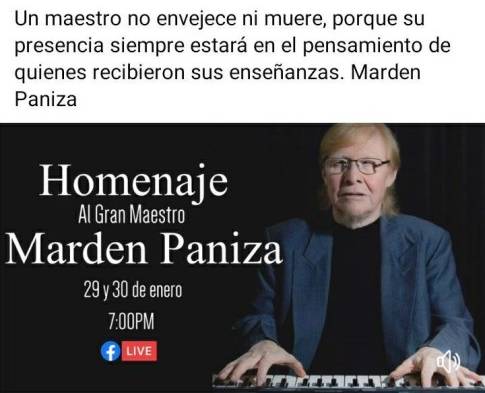 Riden homenaje a Marden Paniza