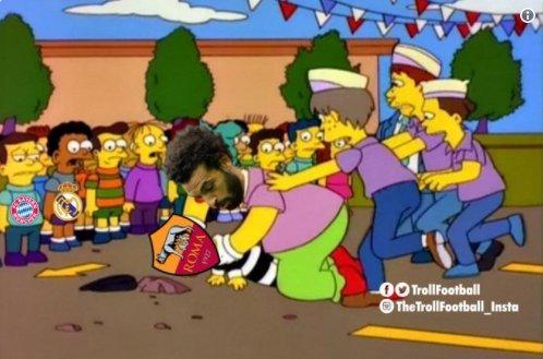 Liverpool cae ante la Roma y lluven los memes