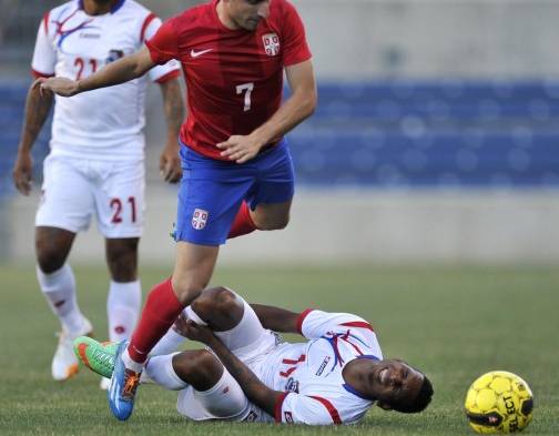 Imágenes del partido.