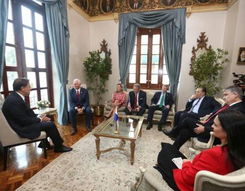 Mike Pence y su visita al territorio canalero