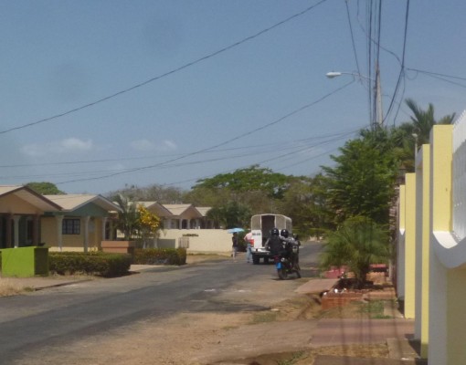 Vista del área donde capturaron al presunto delincuente.