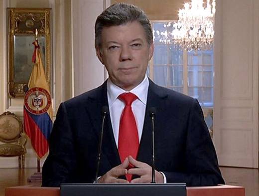 Juan Manuel Santos, busca una segunda ronda de mandato.
