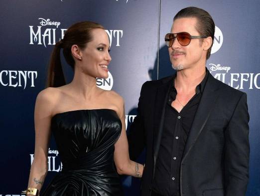 Angelina Jolie y Brad Pitt.