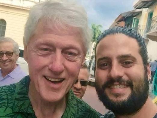 Bill Clinton visita en Panamá 