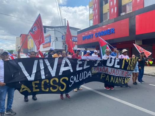 Trabajadores panameños celebran el 1 de mayo