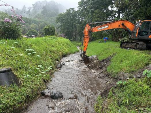 MOP enfrenta daños en Jaramillo y Boquete Abajo