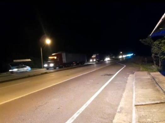 Llegan 420 camiones con mercancía a la ciudad capital