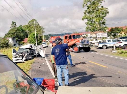 Colisión en Cerro Punta deja tres heridos