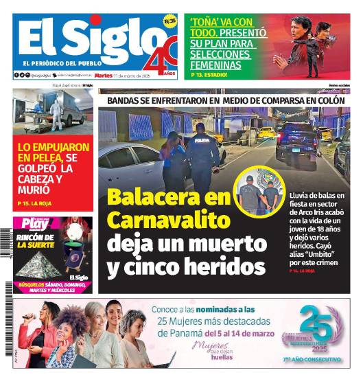 Portada del 11 de marzo de 2025