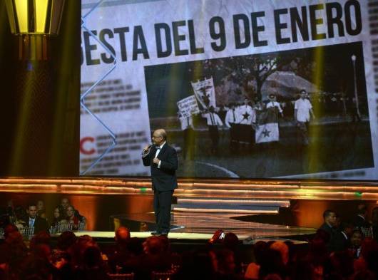 El ganador del Grammy Latino, Omar Alfanno, tuvo el honor de ser uno de los invitados de lujo en la gala del Centenario del Canal.