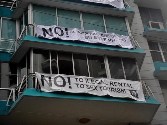 Residentes del PH. Cristal en El Cangrejo denunciaron el uso ilegal de los apartamentos para turismo sexual.
