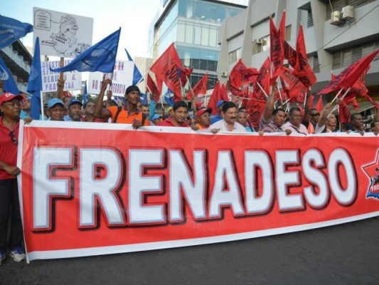 Frenadeso dará apoyo a Suntracs en la huelga