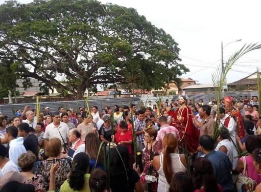 Feligreses de Chitré celebran el Domingo de Ramos