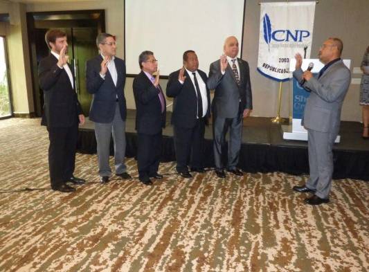 Juramentación del nuevo Presidente del CNP.