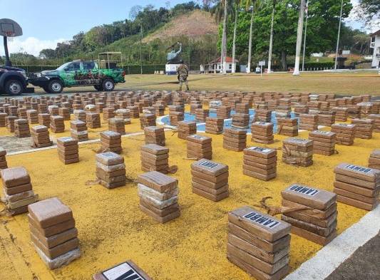 En los puerto de Colón, Panamá y Panamá Oeste han incautado mucha droga