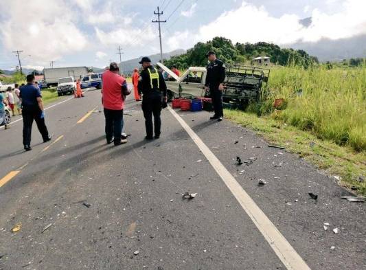 Colisión en Cerro Punta deja tres heridos