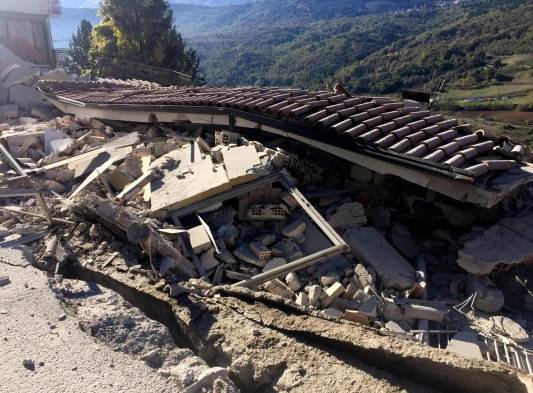 Italia, con un centro sísmico activo y otras zonas con actividad de fondo&nbsp;