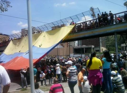 Tensión en las calles de Caracas&nbsp;