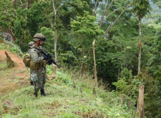 Unidad del Servicio Nacional de Fronteras en  Darién.