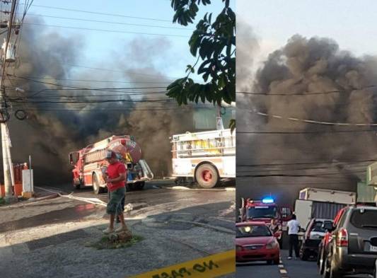 Fuego afecta locales comerciales en Capira