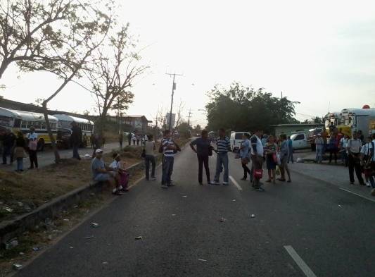 Protestas en Arraiján.