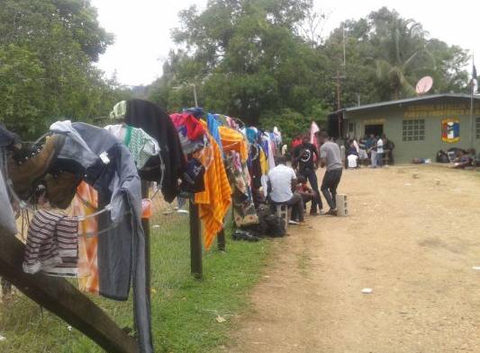 Migrantes se han tomado la comunidad de Sansón, en Metetí.