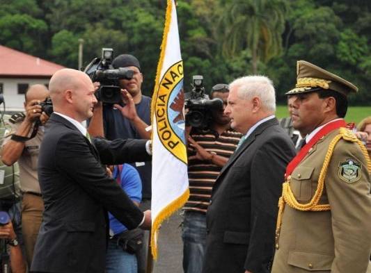 Gustavo Pérez y el expresidente, Ricardo Martinelli.