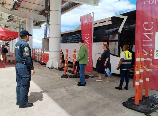 Operativos por llegada de cruceros