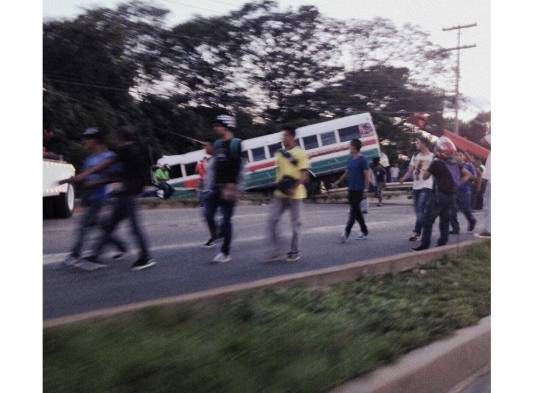 Imágenes del accidente en Vía Tocumen.