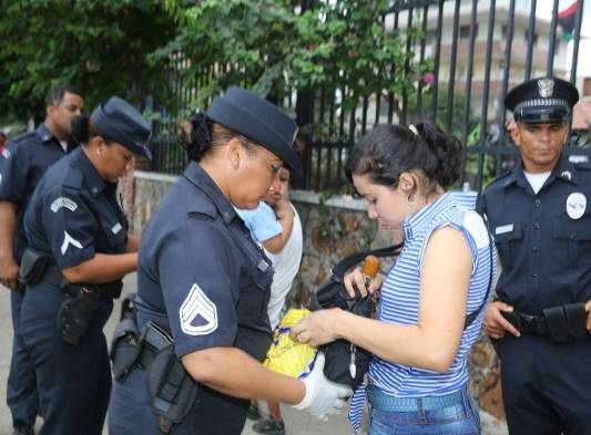 Los estamentos de seguridad estuvieron presentes.